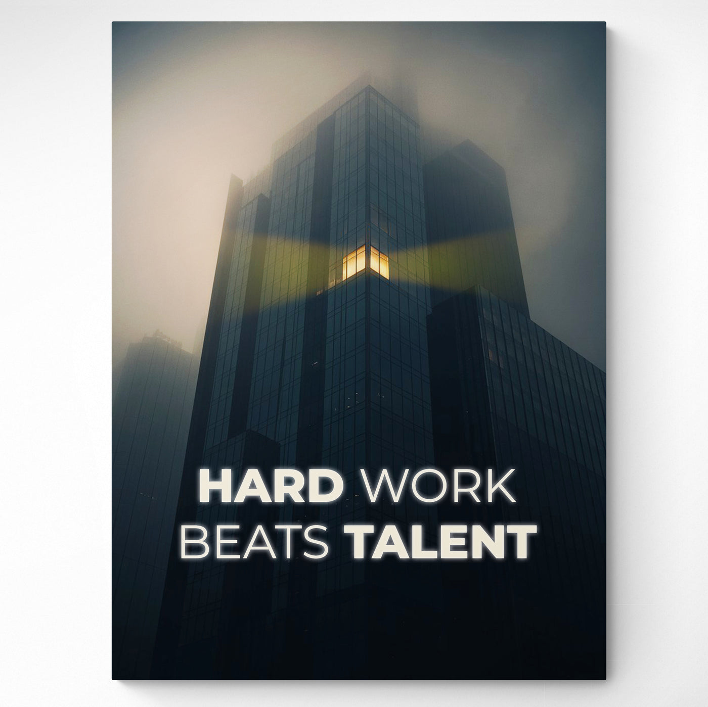 Hard work beats talent