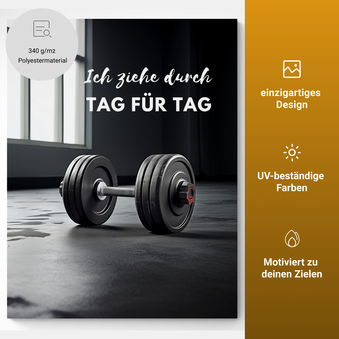 Ich ziehe durch Tag für Tag