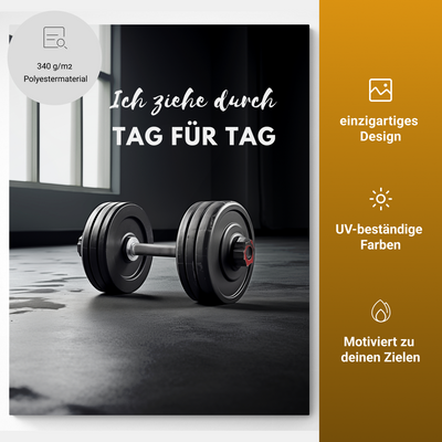 Ich ziehe durch Tag für Tag