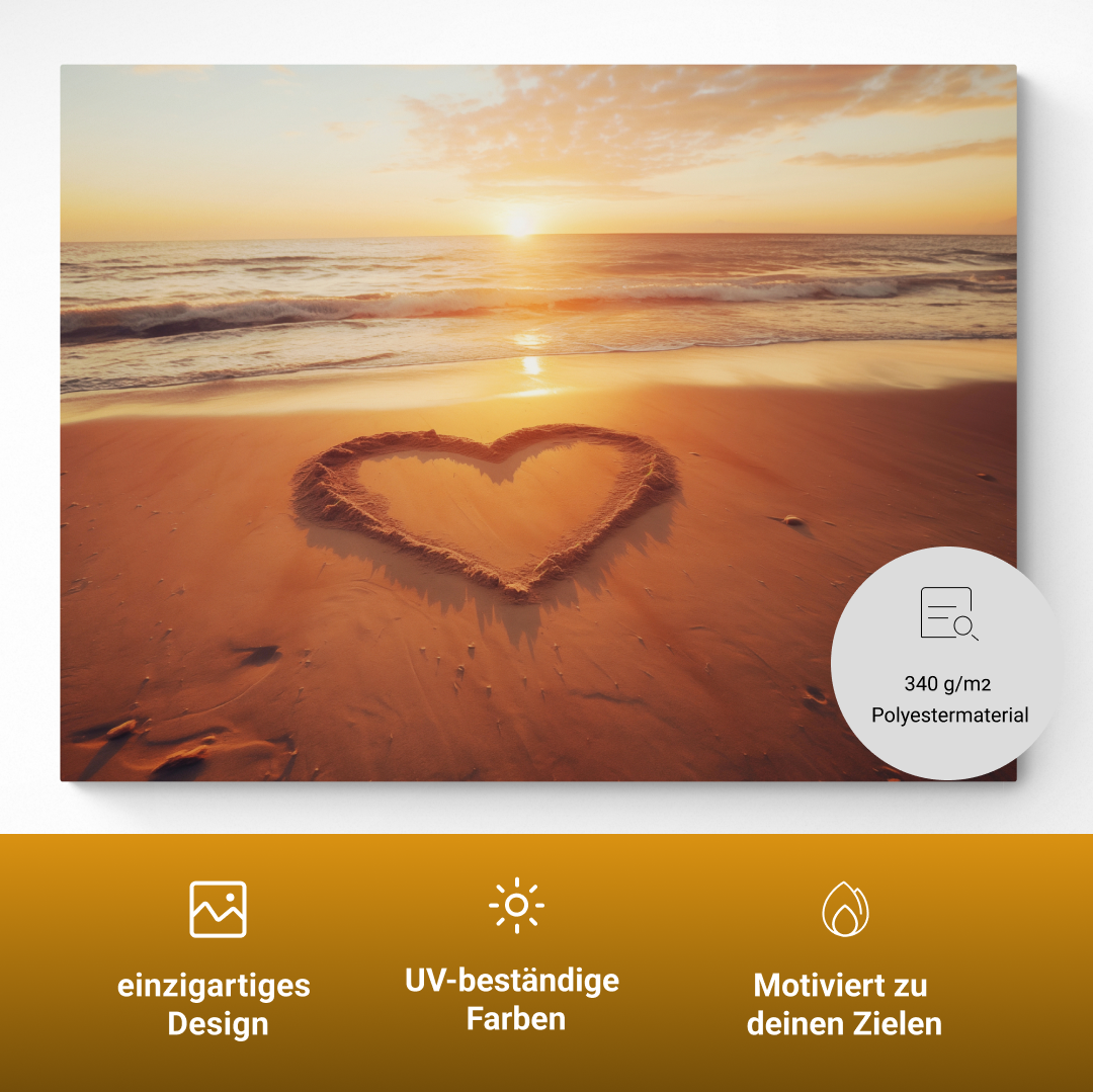 Romantischer Sonnenuntergang