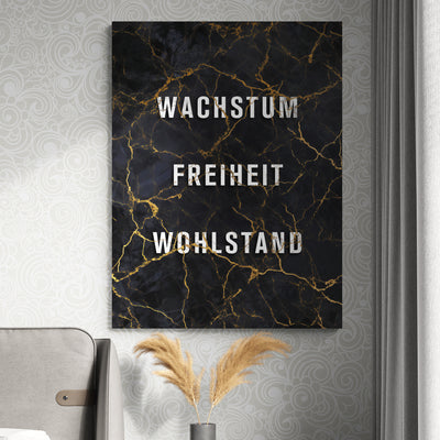 Wachstum Freiheit Wohlstand