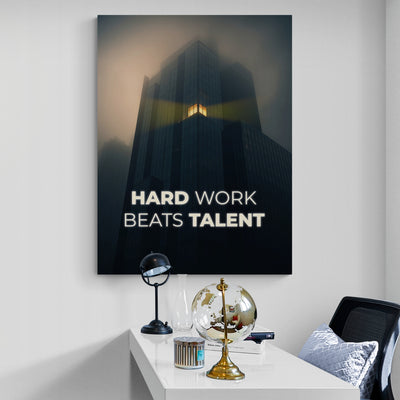 Hard work beats talent