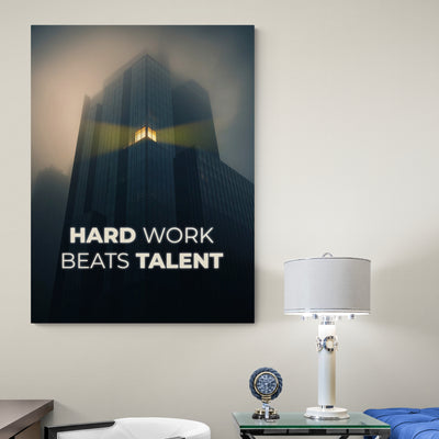 Hard work beats talent