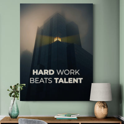 Hard work beats talent